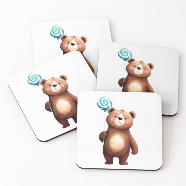 Item preview, Cute bear with candy designed and sold by Victoria Riabov.