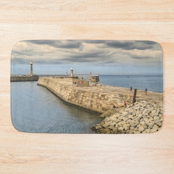 Item preview, Whitby Lighthouse Seascape designed and sold by Alisonchambers2.