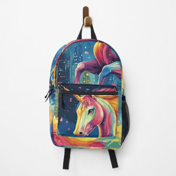 Item preview, Unicorn painnting in the City designed and sold by Creet-Design.