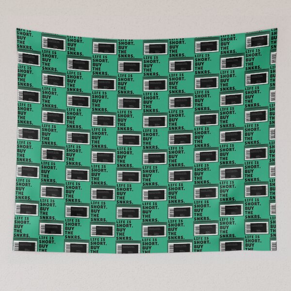 Item preview, Life is Short. Buy the SNKRS Shoebox (Green x Black) | Sneakerheads designed and sold by Zuriel Hargrove.