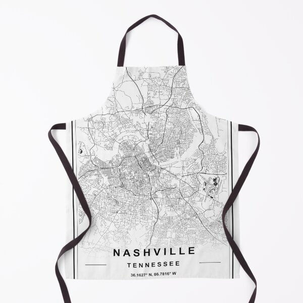Item preview, Nashville City Map designed and sold by SHAMPAIN-ART-CO.