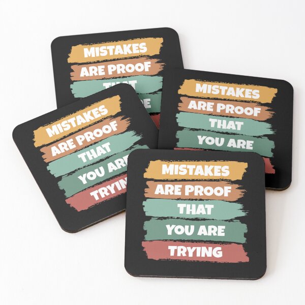 Item preview, Mistakes Are Proof That You Are Trying designed and sold by Stick-Artistry.
