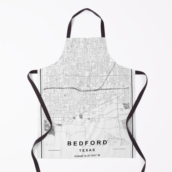 Artikelvorschau, Bedford Stadtplan entworfen und verkauft von SHAMPAIN-ART-CO.
