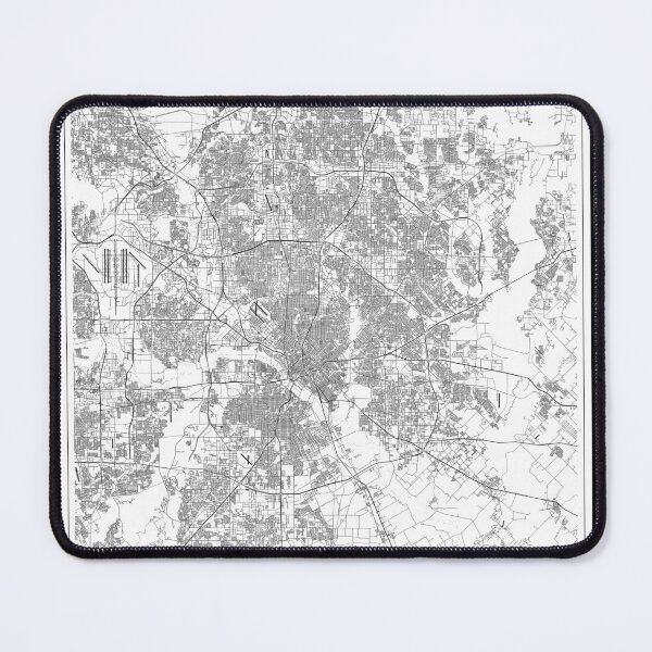 Item preview, Dallas City Map designed and sold by SHAMPAIN-ART-CO.