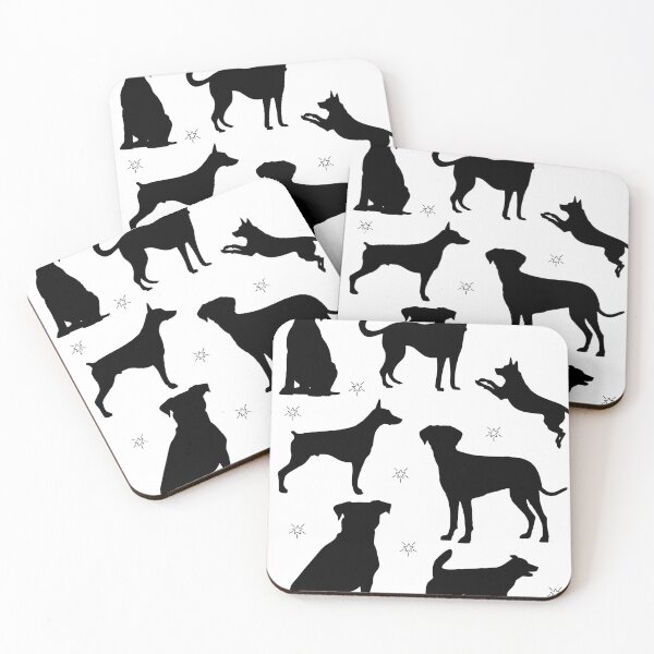 Item preview, Playful Pup Silhouettes designed and sold by MiMiGuelShop.