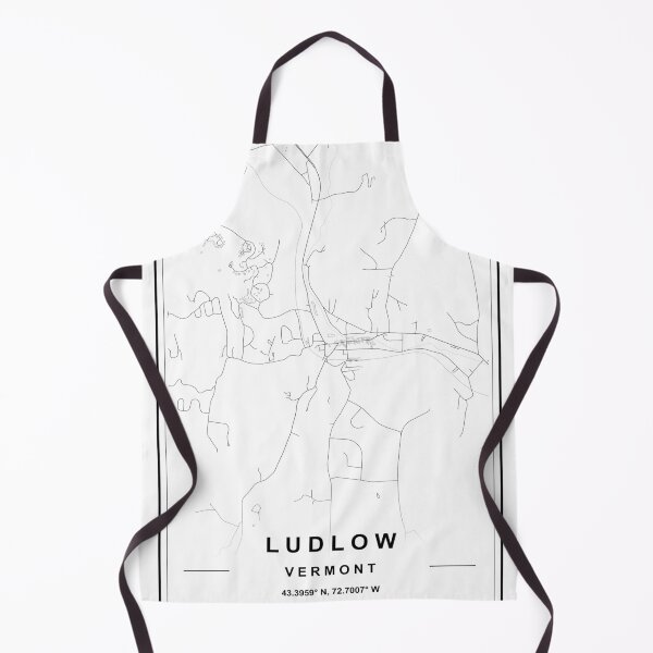 Item preview, Ludlow City Map designed and sold by SHAMPAIN-ART-CO.