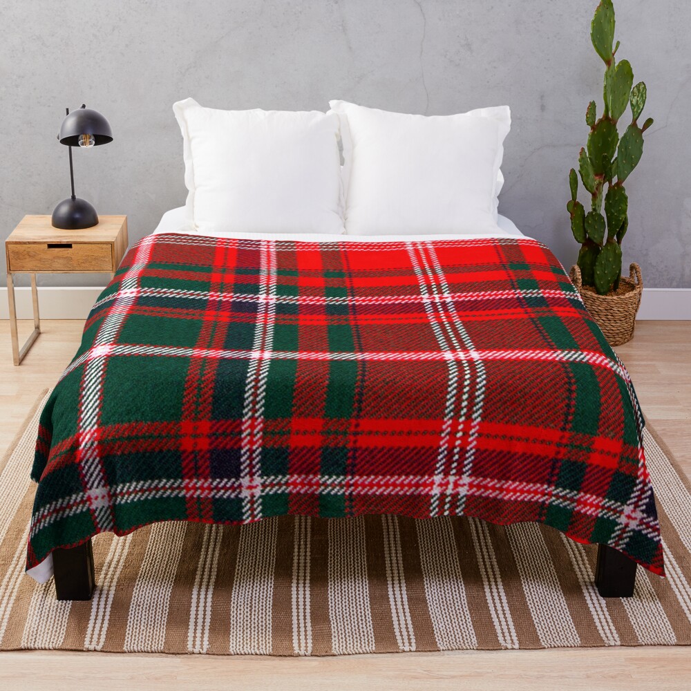 Macdougall Tartan Throw Blanket