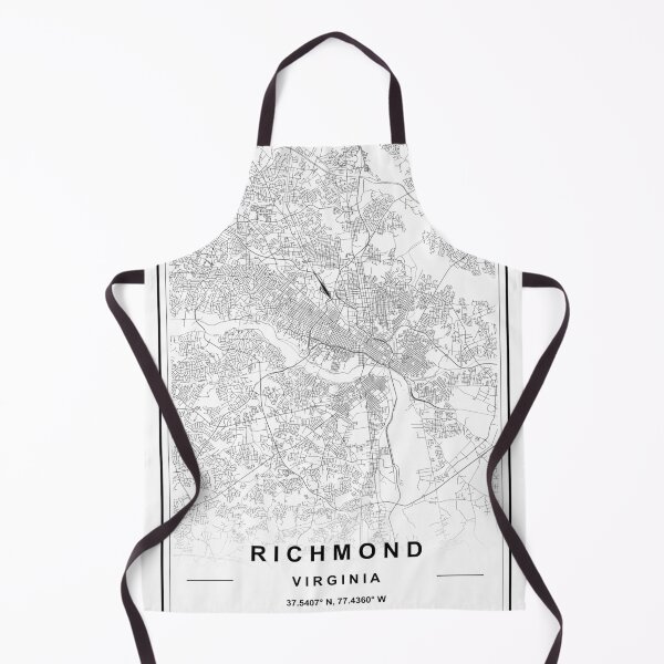 Item preview, Richmond City Map designed and sold by SHAMPAIN-ART-CO.