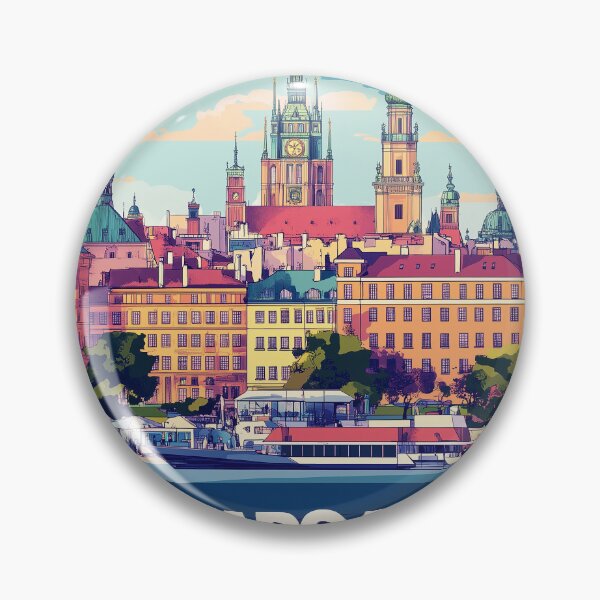 Artikelvorschau, Warschauer Stadtbildkunst – Vintage Reisekunst entworfen und verkauft von nomiraclehere.