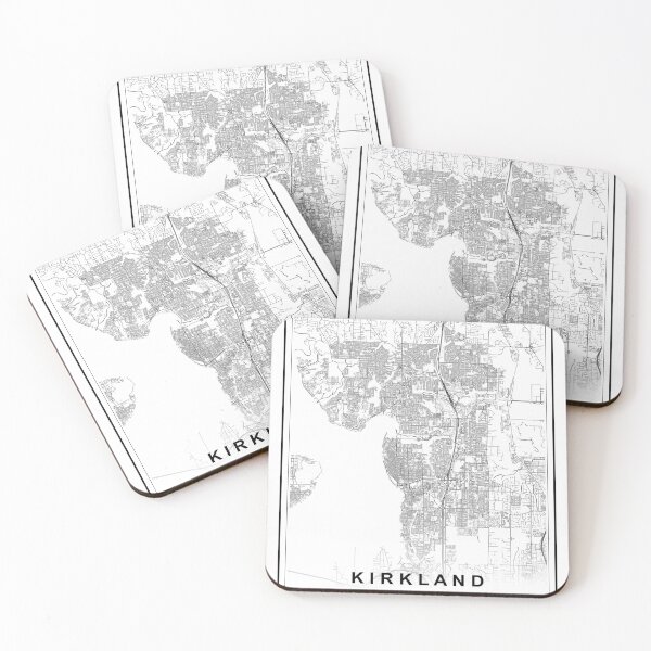 Item preview, Kirkland City Map designed and sold by SHAMPAIN-ART-CO.