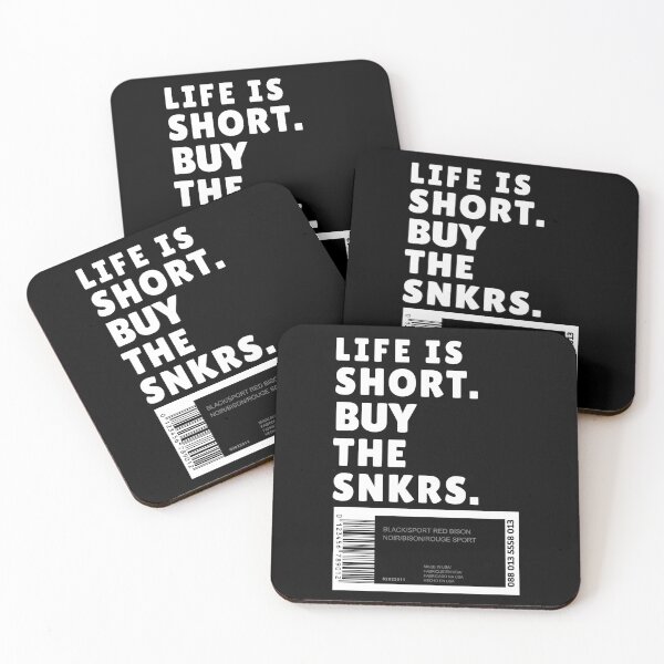 Item preview, Life is Short. Buy the SNKRS Shoebox (White x  Black) | Sneakerheads designed and sold by Zuriel Hargrove.