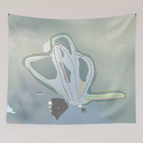 Item preview, Mount Dufour Resort Trail Map designed and sold by Mapsynergy.