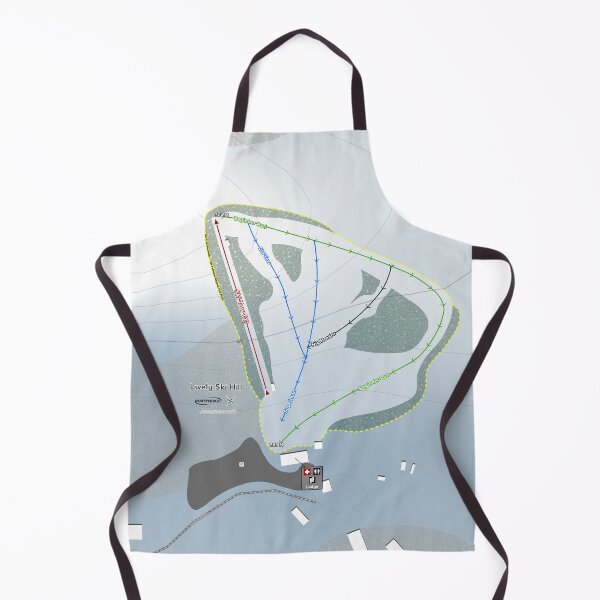 Artikelvorschau, Lively Ski Hill Resort Trail Map entworfen und verkauft von Mapsynergy.