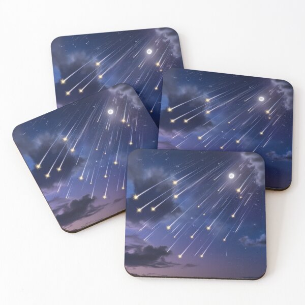 Aperçu de l'œuvre Ciel nocturne céleste arrosé d'étoiles créée et vendue par merve02shop.