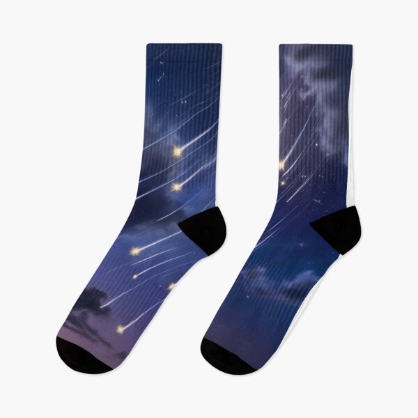 Item preview, Celestial Night Sky Showering Stars designed and sold by merve02shop.