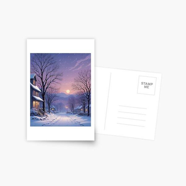 Item preview, Evening Snowfall Magic designed and sold by HorizonHues.