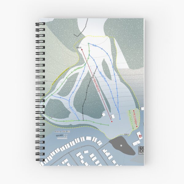 Item preview, Adanac Ski Hill Resort Trail Map designed and sold by Mapsynergy.