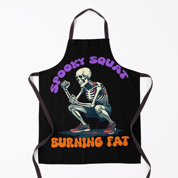 Item preview, Skeleton Squats: Spooky Fitness Halloween Illustration designed and sold by TheInkyOwl-TIO.