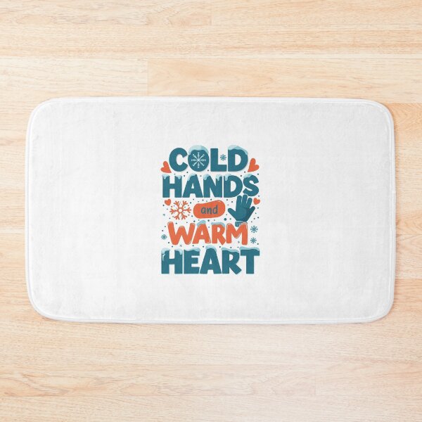 Item preview, Typography for winter Cold hands warm heart designed and sold by SHOASHOPrb.