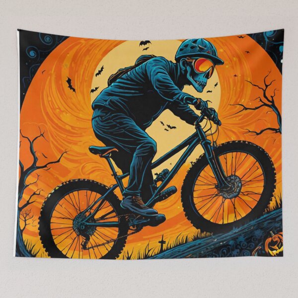 Artikelvorschau, Gruseliges MTB-Halloween-Design entworfen und verkauft von GrizzlyCollective.