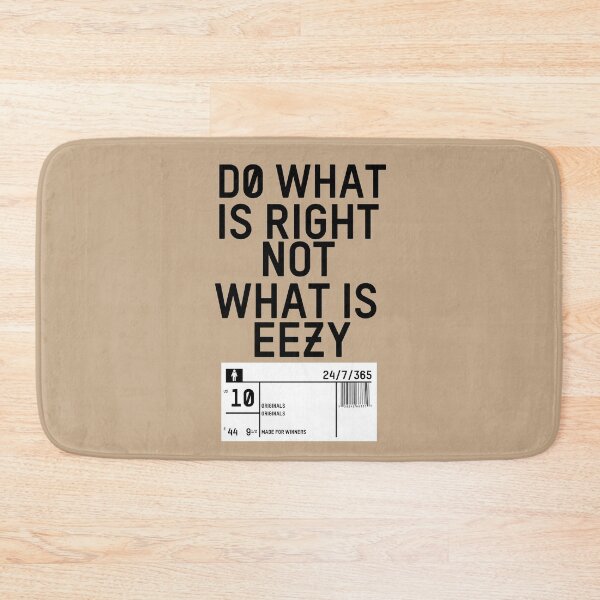 Item preview, Do what is right not what is EEZY Shoebox (Tan) | Sneakerheads designed and sold by Zuriel Hargrove.