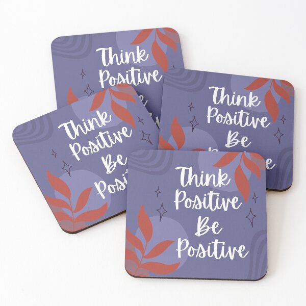 Item preview, Think Positive Be Positive Sign - Encouraging and Positivity sign designed and sold by StarStudio360.