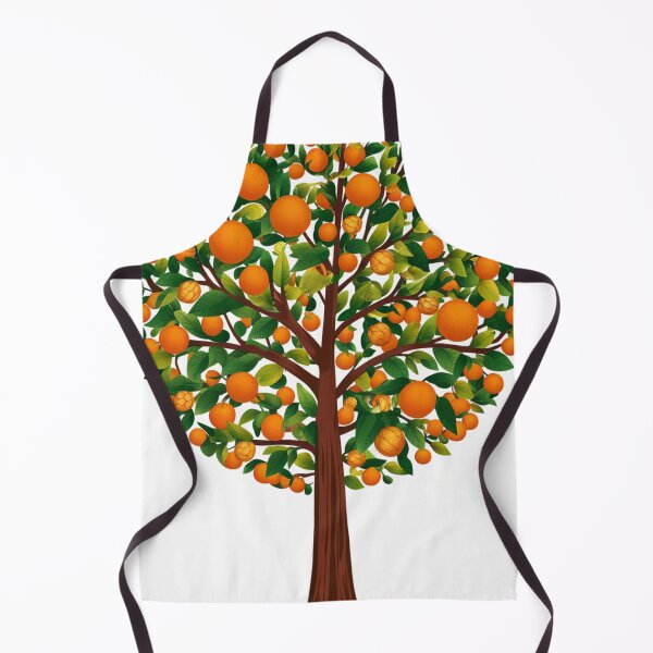 Item preview, Orange Tree White Background designed and sold by whitecat23.