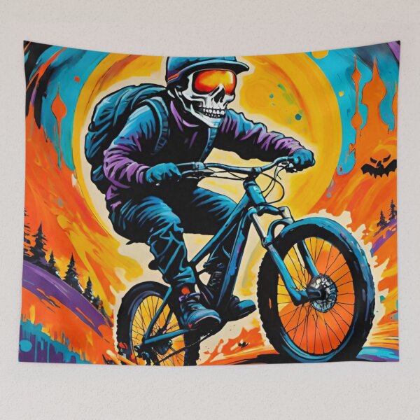 Artikelvorschau, Halloween MTB Shredder Design entworfen und verkauft von GrizzlyCollective.