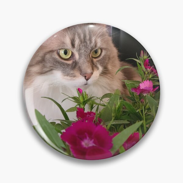 Item preview, Cat With Flowers designed and sold by PopeAdmiral.