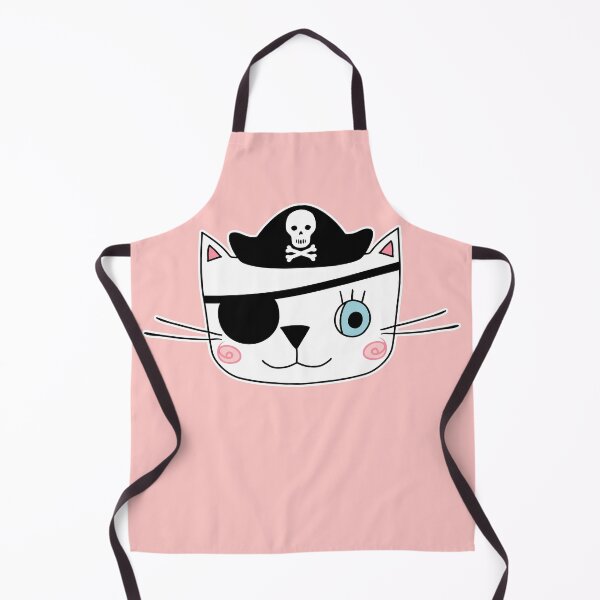 Item preview, Cute Kawaii Pirate Cat with An Eye Patch  designed and sold by Pravokrugulnik.