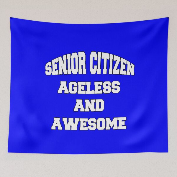 Item preview, Funny Sarcastic Senior Citizen Ageless And Awesome designed and sold by fantasticdesign.