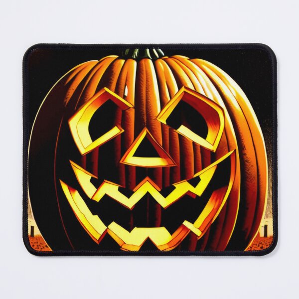 Item preview, Eerie Halloween Pumpkin Illustration designed and sold by GrizzlyCollective.