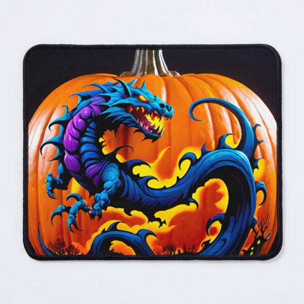 Item preview, Fiery Dragon and Spooky Pumpkin Design designed and sold by GrizzlyCollective.