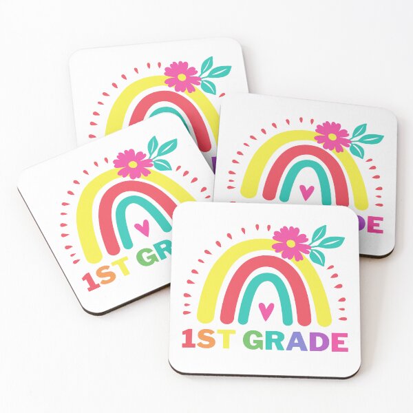 Item preview, First Grade Rainbow Girls Boys Teacher Team 1st Grade Squad T-Shirt, Back To School, First grade student shirt Student shirt Hello 1st grade designed and sold by FlexiPrints.