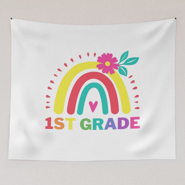 Item preview, First Grade Rainbow Girls Boys Teacher Team 1st Grade Squad T-Shirt, Back To School, First grade student shirt Student shirt Hello 1st grade designed and sold by FlexiPrints.