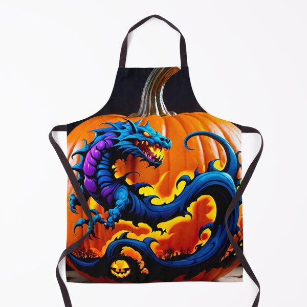 Item preview, Fiery Dragon and Spooky Pumpkin Design designed and sold by GrizzlyCollective.