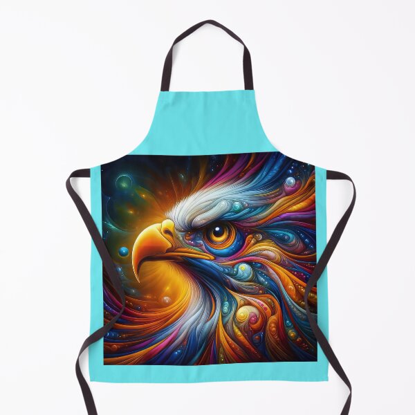 Item preview, Colorful Artistic Eagle Profile Closeup designed and sold by CattyCornerPOD.