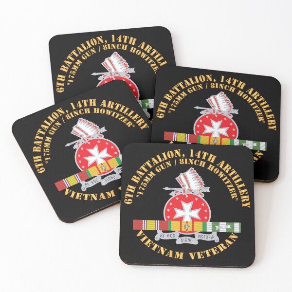Item preview, 6th Battalion, 14th Artillery Regiment - DUI - VN SVC BAR - Top X 300 designed and sold by Military Insignia Products.