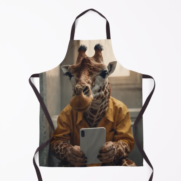 Item preview, Funny Giraffe on Toilet with Smartphone designed and sold by vk09.