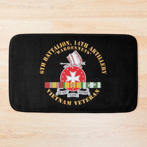 Item preview, 6th Battalion, 14th Artillery Regiment - DUI - Warbonnets - VN SVC BAR - Top X 300 designed and sold by Military Insignia Products.