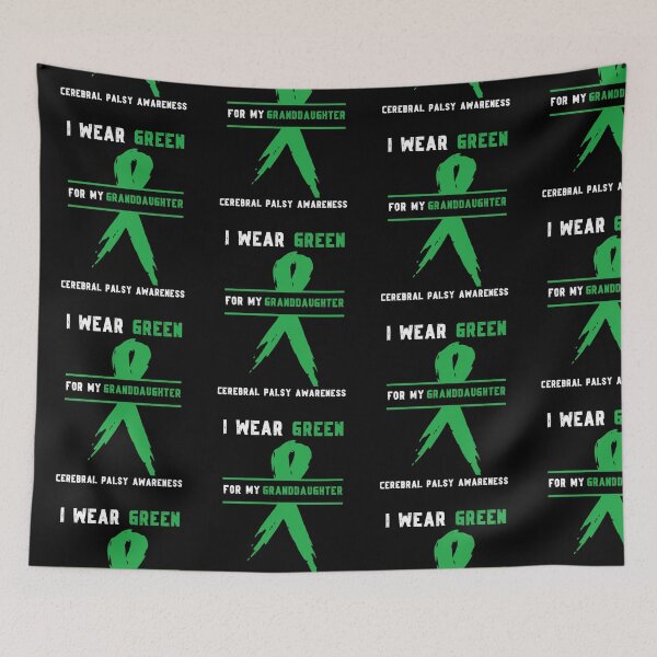 Item preview, I Wear Green For My Granddaughter Palsy Awareness designed and sold by MagChoCreations.