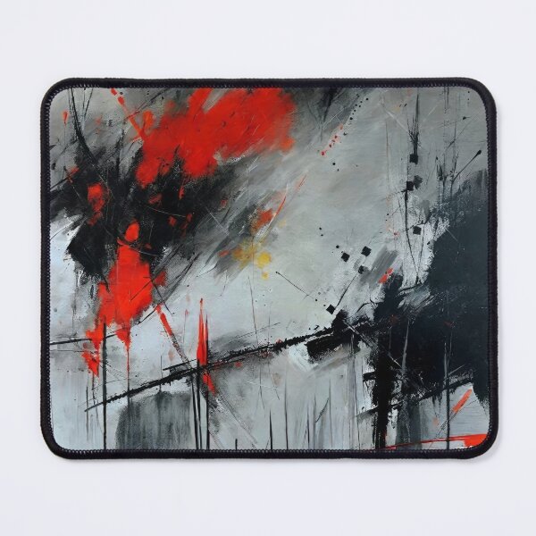 Item preview, abstract red black designed and sold by trendero.