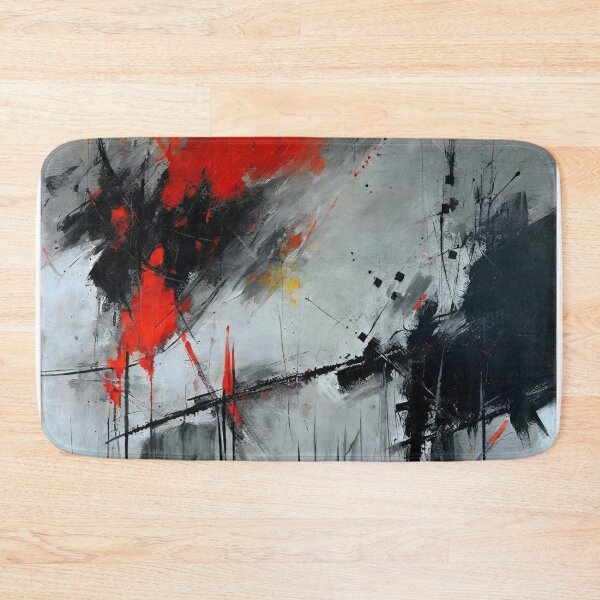 Item preview, abstract red black designed and sold by trendero.