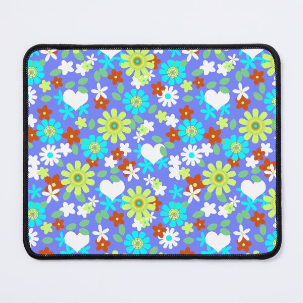 Item preview, Retro Sweet Pop Floral and Heasrts designed and sold by Sharon Schwalbe.