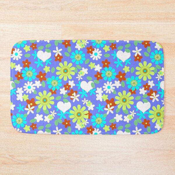 Item preview, Retro Sweet Pop Floral and Heasrts designed and sold by Sharon Schwalbe.