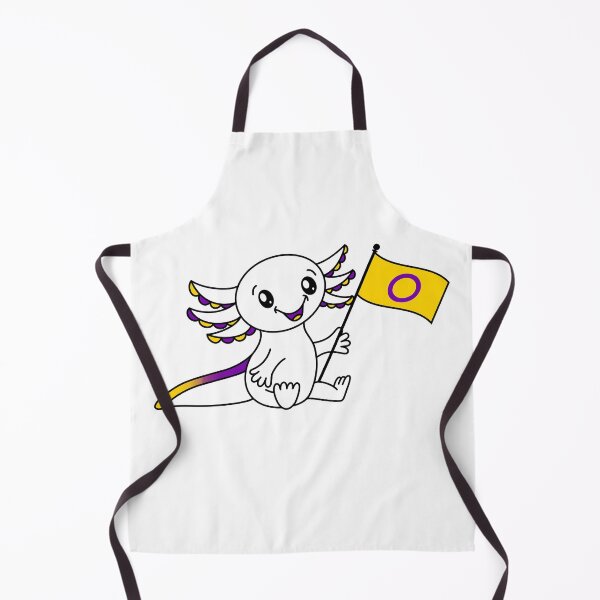 Item preview, Cute Axolotl with Intersex Pride Flag LGBTQ+ designed and sold by JoyfulJen.