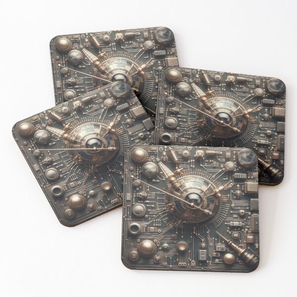 Item preview, Technological Cosmos: A Circuit Board Universe designed and sold by ZenOfAIarts.