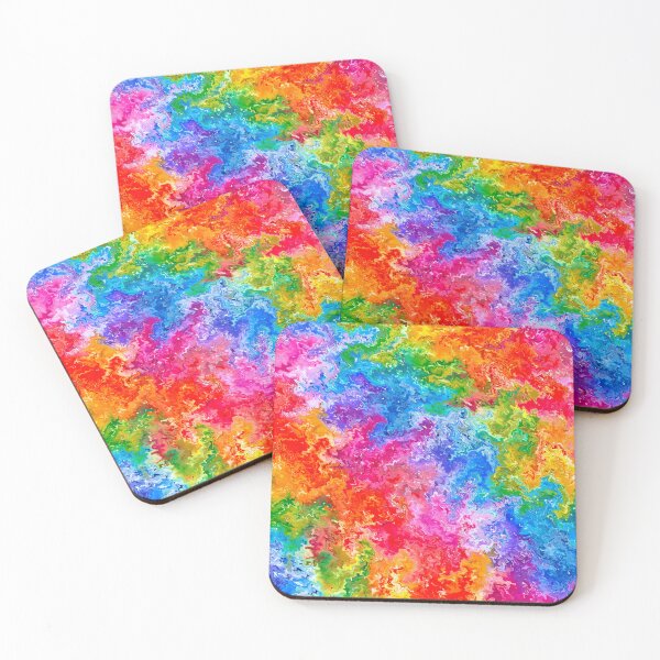 Item preview, Electric Rainbow - Abstract Vibrant waves designed and sold by Fantacaroo Designs.