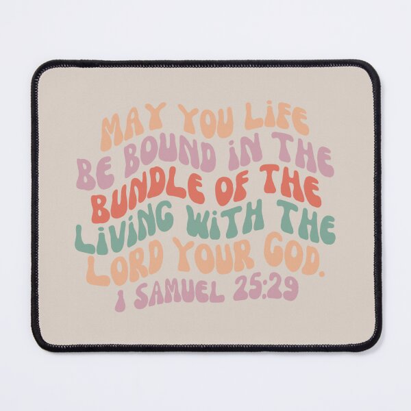 Item preview, Hebrew Blessing May your life be bound in the bundle of the living with God Groovy  Colorful designed and sold by Neeshki.