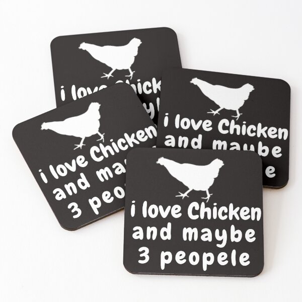 Item preview, I Like Chickens And Maybe 3 People  designed and sold by Jessica  art.